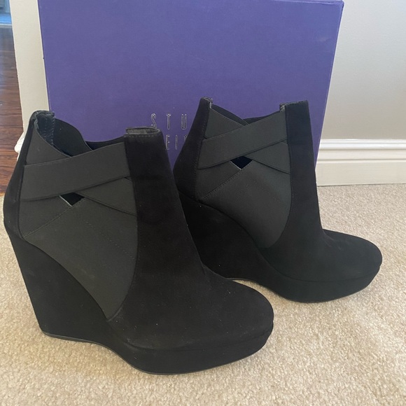 Stuart Weitzman platform booties size 6 - Picture 3 of 5
